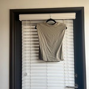 Aritzia Babaton Shoulder Pad Muscle Tee